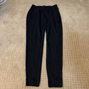 PrAna women’s size small black joggers athletic cozy comfy travel stretch pants